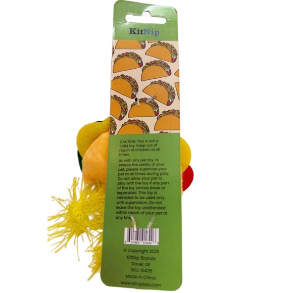 KitNip Kitty Cat STREET FOOD Interactive Wand Catnip Plush New Lot of 4 Cat Toys - Picture 4 of 16